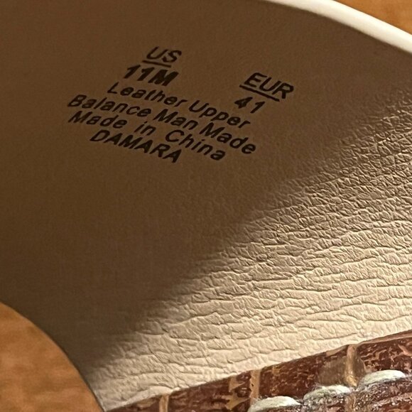 Sam Edelman Damara Wedge Sandals cream leather 11 41 - Picture 4 of 9